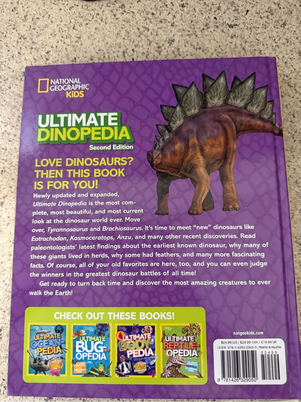 National Geographic Ultimate Dino-Pedia — Purple & Yellow Cover - Picture 3 of 3